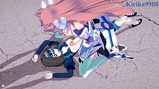 Garie Tuman, Maria Cadenzavna Eve, Micha Jawkan in Wild Futanari Sex