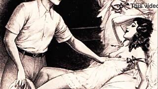 Vintage Erotic Drawings Bring Retro Sensuality to Life