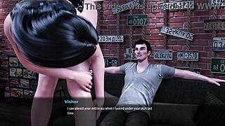 Fashion Business 13 - Monica Teases Cock at Bar