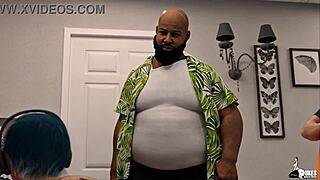 After mom leaves, emo girl seduces bbc stepdad