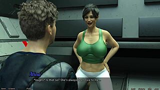 Stranded in Space with Hot Yoga Big Tits Milf