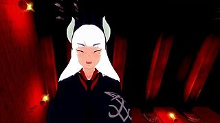 lucifer vs modeus in helltaker hentai