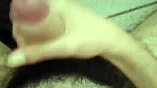 Young Gay Guy Jerks Off Actively