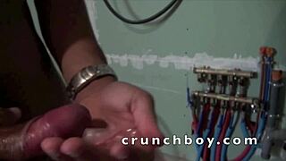 Straight latino worker fucks gay guy with blowjob!