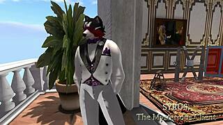 Wild Furry Yiff with Big Tits and Monster Cock in 3D