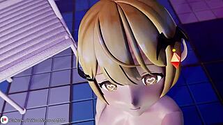 Wow! Watch Minato Aqua and Yozora Mel in Hot 3D Dance!