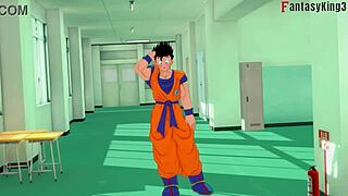 Yo, dive into Gohan’s college sex adventures in Dragon Ball Zex 2 on Sheer FantasyKing3!