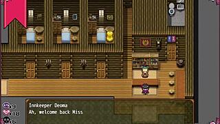 confused witch stripping in the men's bathroom for ceres and the contract guild hentai part 3