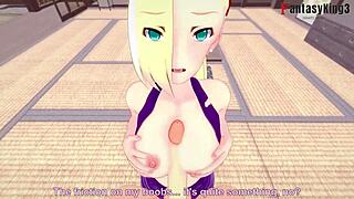 hey, Ino Yamanaka giving a titjob and getting fucked by Naruto!