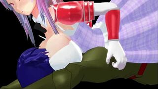 Girl B Hero Sefina in Wild Anime Action - Part 10