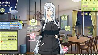 Summer Clover in harem game ep 11 with intense bdsm footjob