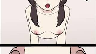 Curvy hentai girls stick together in wild 3D action on the wall.