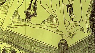 Vintage Erotic Drawings with Sensual Retro Charm