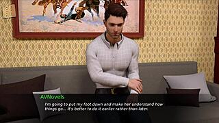 Nursing back to pleasure, gosh, them big tits in 3d hentai!