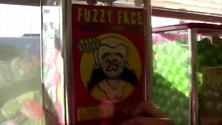 White Teen Gets Fucked by Two Guys in Public Spots