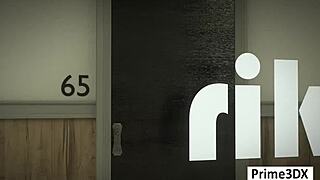 Hey, check this big booty futa cum play by Prime3DX?