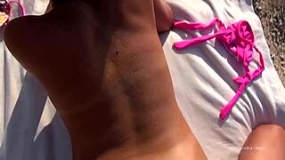 Public Asshole Stuffed with Cum, Body Drenched in Sticky Load