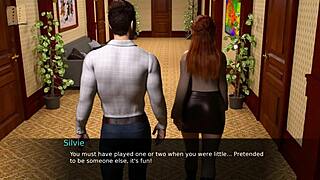 Nursing back to pleasure, gosh, them big tits in 3d hentai!