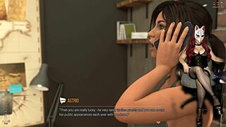 Croft Adventures Ep 14 - sexy cosplayer gets wet in steamy shower scene.