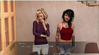 Beautiful Blonde Babe Craves Hard Fucking in 3D Game