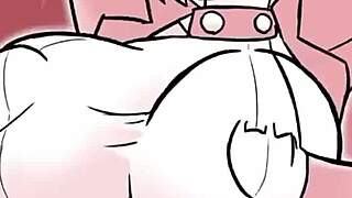 Perfect 2D hentai boob job compilation with sexy paizuri sounds