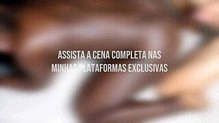 I’m obsessed with this Brazilian black ass getting drenched in a wild cum shower!