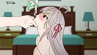 Guy Slaps Sister’s Ass in Hentai Cartoon Parody