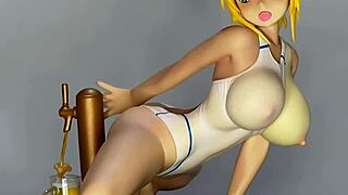 Takaoka Mizuki From Mizugi Kanojo Animation Serves Beer In Hot Scene