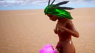 Valerie Visxen Meets Maya, the Bird Girl, in Wild Life