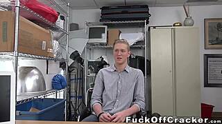 Cute Cracker Feels His Pink Ass Stretched by Fat Black Cock