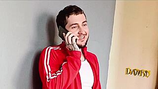 Halloween special with full interracial anal threesome on Red.