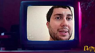 Halloween special with full interracial anal threesome on Red.