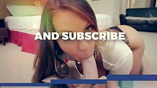 She’s here to deepthroat Asian cock and chew bubblegum hard.