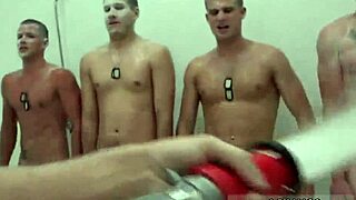 Yo, these army guys got naked in the shower and started banging hard!