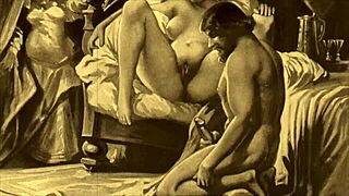 Explore vintage erotic drawings with sensual retro cartoon styles in detail.