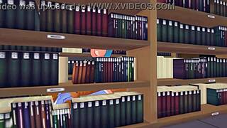 Girls Fuck in Cowgirl Position in Class with Friends Watching Closely.