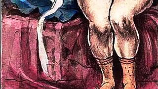 Vintage Erotic Drawings with Unique Retro Charm