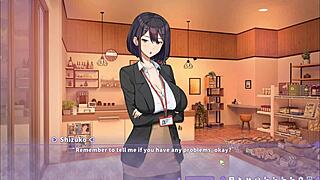 Summer Clover in harem game ep 11 with intense bdsm footjob