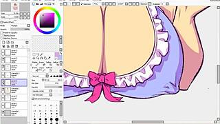 hentai speed drawing part 3 flats shading