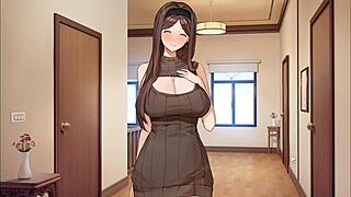 Summer Clover in harem game ep 11 with intense bdsm footjob