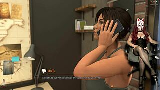 Croft Adventures Ep 14 - sexy cosplayer gets wet in steamy shower scene.