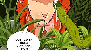 yo, check these space women getting banged by aliens, all tied up with monsters!