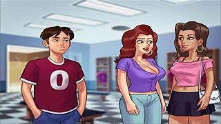 wanna see busty action in summer time saga part 7?