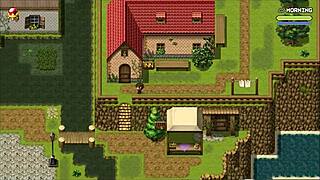 Wow! Naked Beauty Stuns in Public Bath Hentai Game