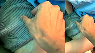 uh, birthday surprise got wild with hot kisses n pussy play