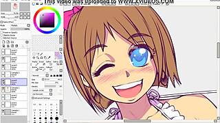 hentai speed drawing part 3 flats shading