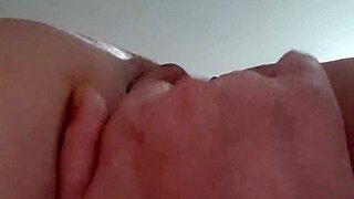 feeling intense orgasm while masturbating big pussy in pov