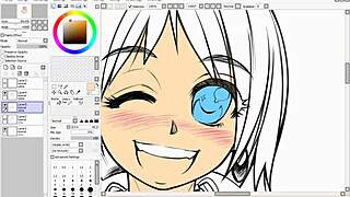 hentai speed drawing part 3 flats shading