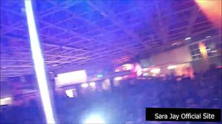 Lovely Sara preps to ignite the party with a wild live fucking session tonight.