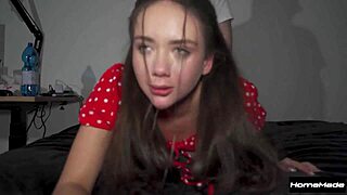 Her first threesome experience kept her busy with intense action all night long.